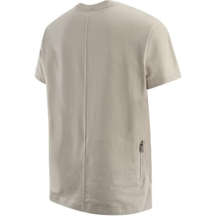 Nike Пуловер с круглым вырезом NSW Style Essentials, повседневная футболка с короткими рукавами, мужские топы Light-Bone DR8899-072