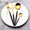 4pcs Cutlery Set Non-slip Smooth Edge Comfortable Grip 304 Stainless Steel Knife Fork Set Ideal For Home Restaurant