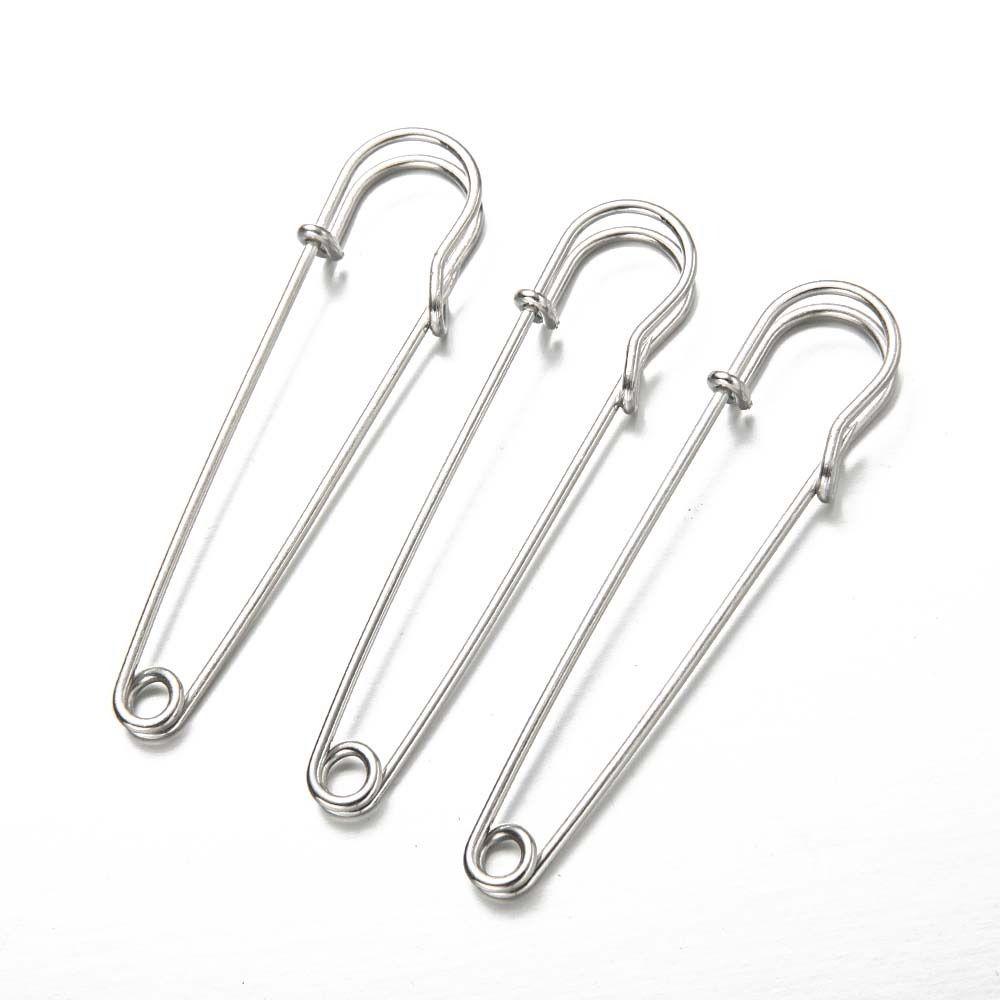 10pcs Metal Large Safety Pins 50/60/70mm Craft Making Materials High Quality Brooch Pins DIY
