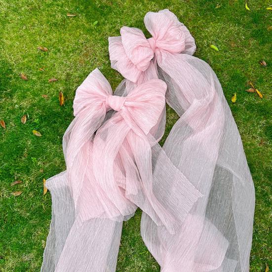Большой розовый бант, украшение, гигантский сетчатый бант для детского душа, дня рождения, девичника, свадьбы, помолвки, декорации для комнаты