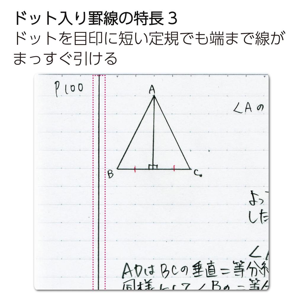 KOKUYO Note Campus Note Limited B5 Dot B Ruled 5 Color Pack Baked Color B Ruled No-3CBTN-L35X5 (6mm)