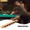 Настенный держатель для бильярдных киев, подставка для бильярдных киев, подставка для киев из твердой древесины, органайзер для хранения бильярдных киев и киев
