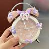 Children's Handmade DIY Patch Alarm Clock, Retro Double Bell Bell Design, Silent Pointer Desktop Student Clock
