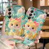 Phone Case: 2D flat design suitable for Samsung Galaxy A34 A35 M05 M06 S20 S22 S21 FE Plus 5G protective case, little cat with a bow, perfect Christma