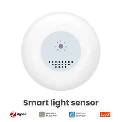 Tuya Zigbee Умный датчик света Датчик освещенности Управление через приложение Датчик яркости Детектор яркости освещения
