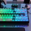 Full Transparent Transparent Keycaps Set Cherry Profile PC Keycaps  Desktop Accessories