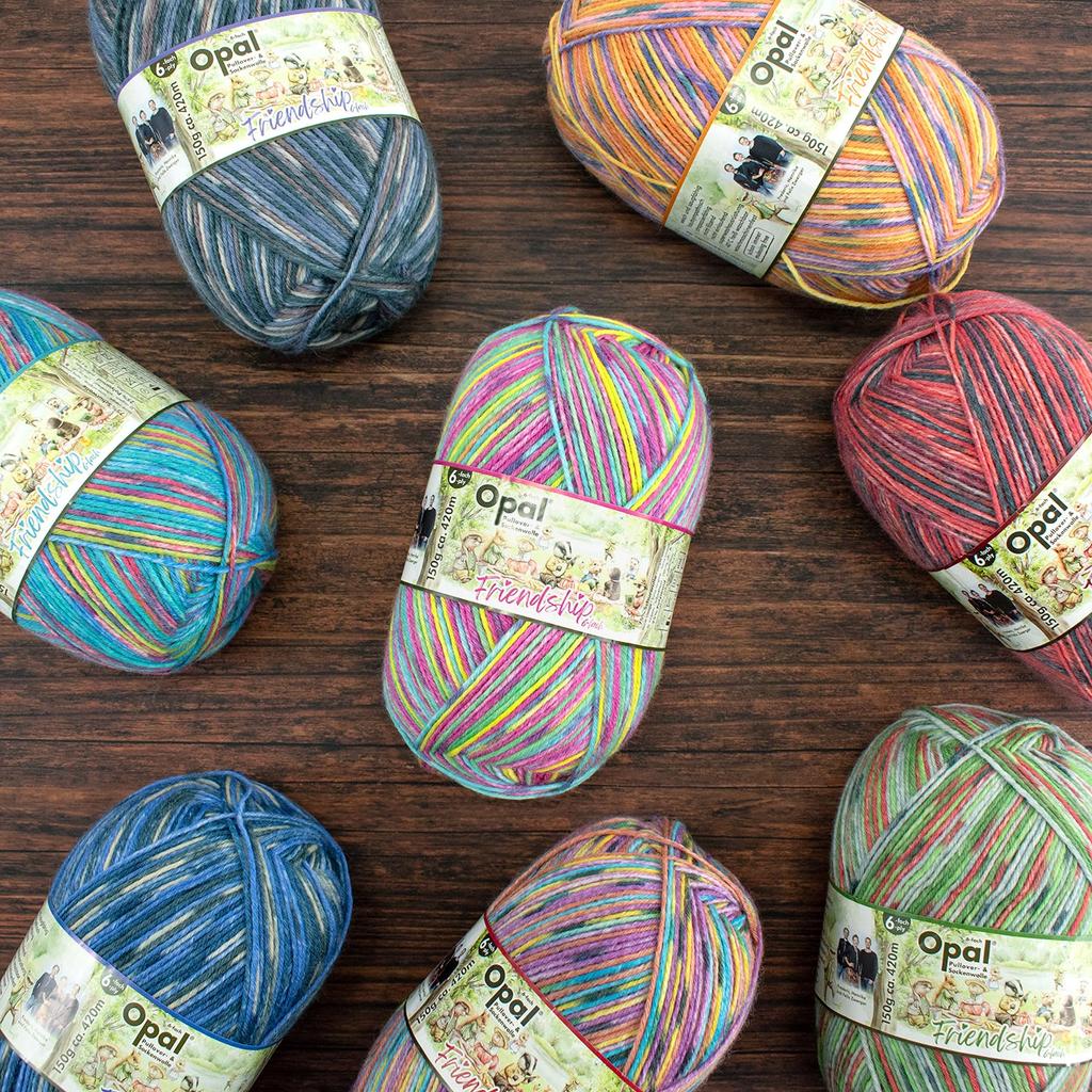 Opal Friendship Sock Wool Play Yarn, 6-ply, Blend, 11562. Let's