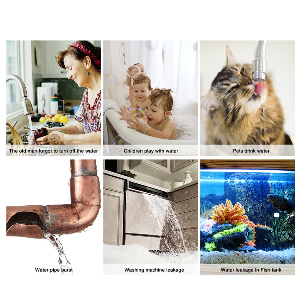 Беспроводной охранный датчик утечки воды eWeLink 433 МГц, датчик утечки воды, система оповещения о проникновении и переливе воды