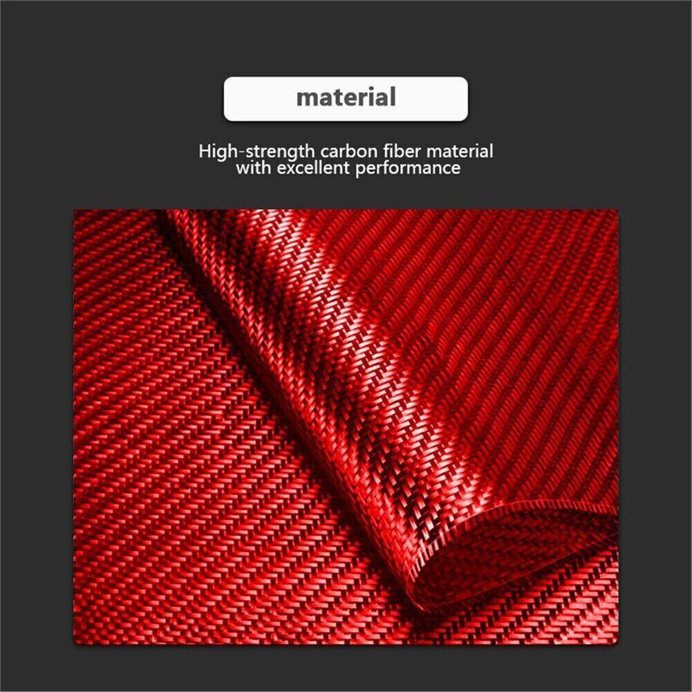 4Pcs Red Carbon Fiber Interior Door Handle Bowl Cover For Nissan Sentra 2016-21