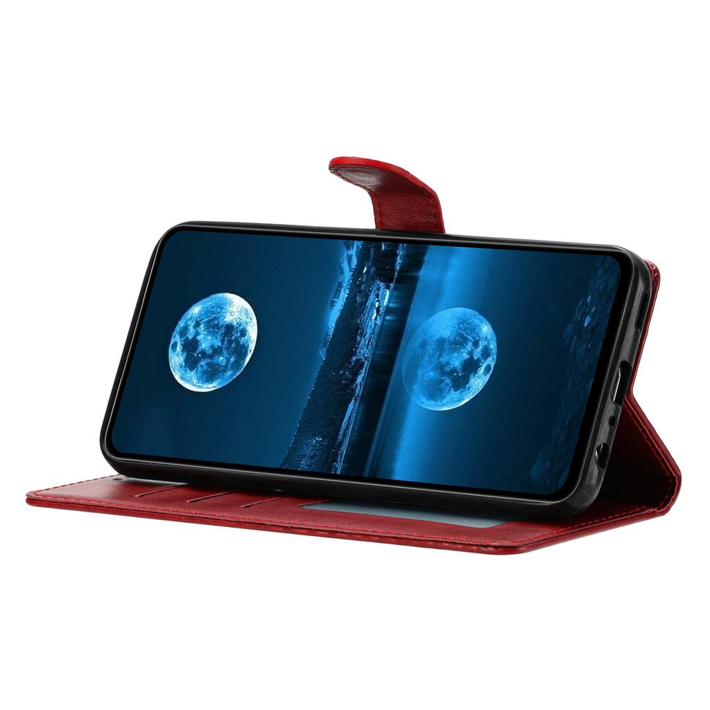 For Oppo Reno13 Pro 5G Leather Case Wallet Stand Phone Cover with Handy Strap