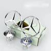 For AMG Car For Mercedes benz AMG Mercedes Benz emblem Star Bonnet Car Hood Front Chrome Logo for Mercedes E S Class w204 w211 w RA8