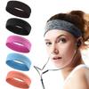 Нескользящая силиконовая спортивная повязка на голову для фитнеса, бега, йоги - Дышащая и влагоотводящая
