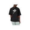 adidas Повседневная футболка с круглым вырезом и логотипом Originals, мужские топы, черные HG1438