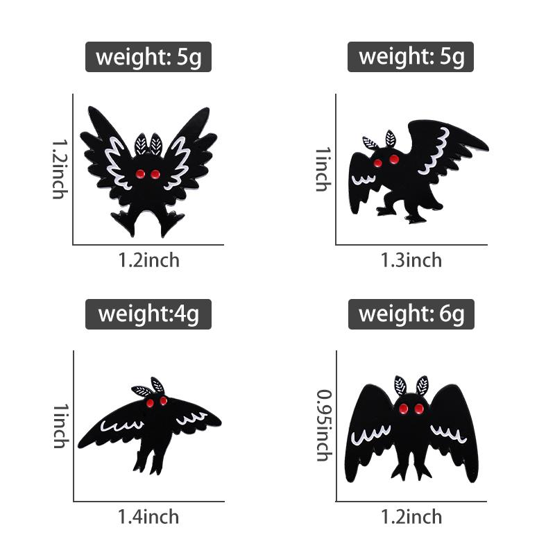 Witch Ghost Set Enamel Pin Brooch Punk Frog Skull Potted Cat Black Bird Animal Flower Medicine Bottle Badge Love Jesus Jewelry