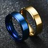 Wide Anti-rust Men Steel Ring Stainless Exquisite Simple Engagement Ring Jewelry