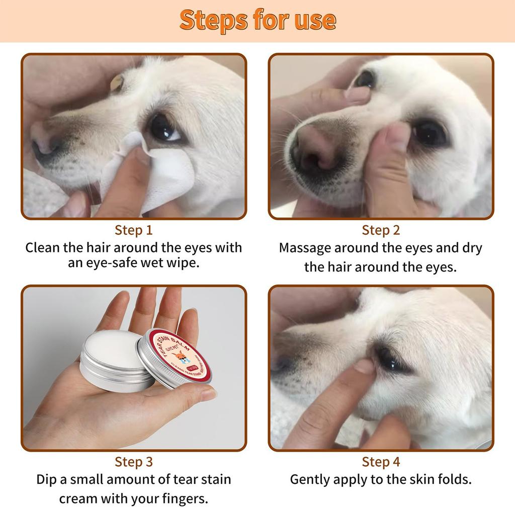 Средство для удаления пятен от трещин для домашних животных, кошек и собак, мазь для удаления пятен с глаз домашних животных, натуральные средства для удаления пятен с трещинами, товары для домашних животных
