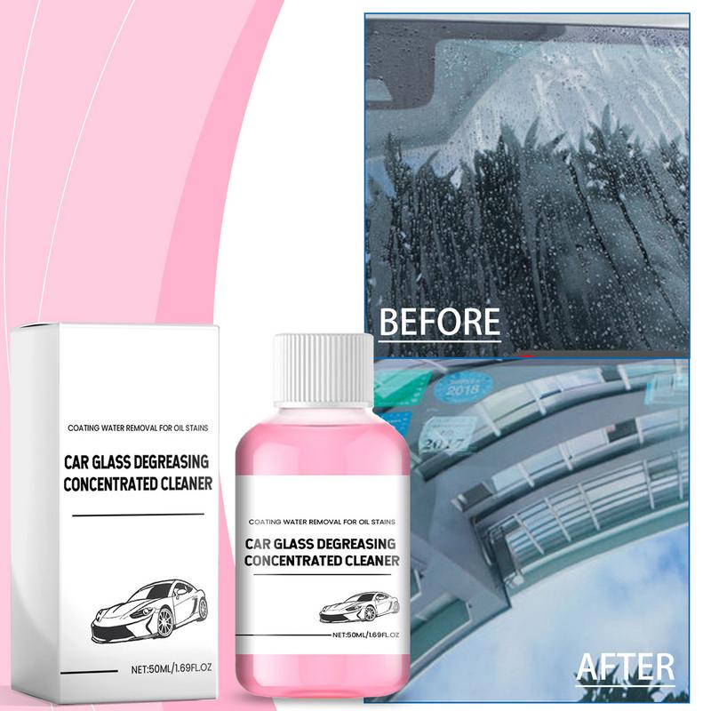 Автомобильный очиститель для стекол Жидкий очиститель для стекол автомобиля Жидкий очиститель для стекол автомобиля 50 мл Средство для чистки окон и лобового стекла автомобиля