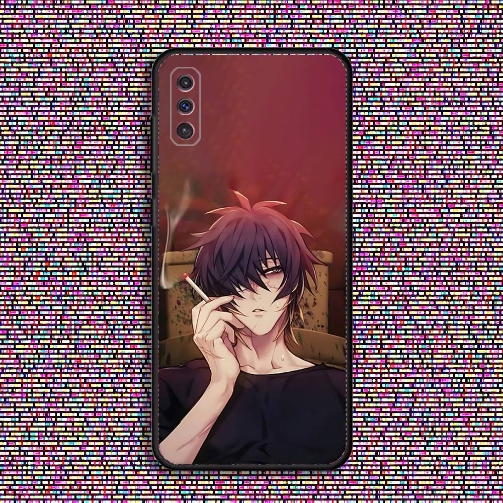 Towa Slow Damage Phone Case For Samsung S 25,24,23,22,30,21,10,9,Ultra,Plus,Lite,FE,4,5 G Black Soft Case
