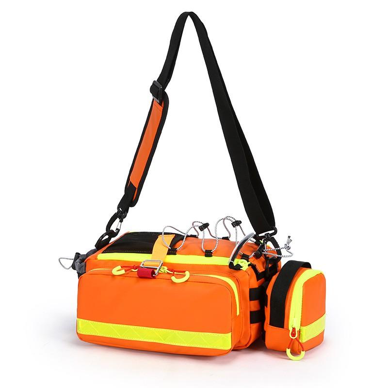 Waterproof Tactical Waist Pack With Color-Coded Compartment System First Aid Medical Response Field Emergency Use