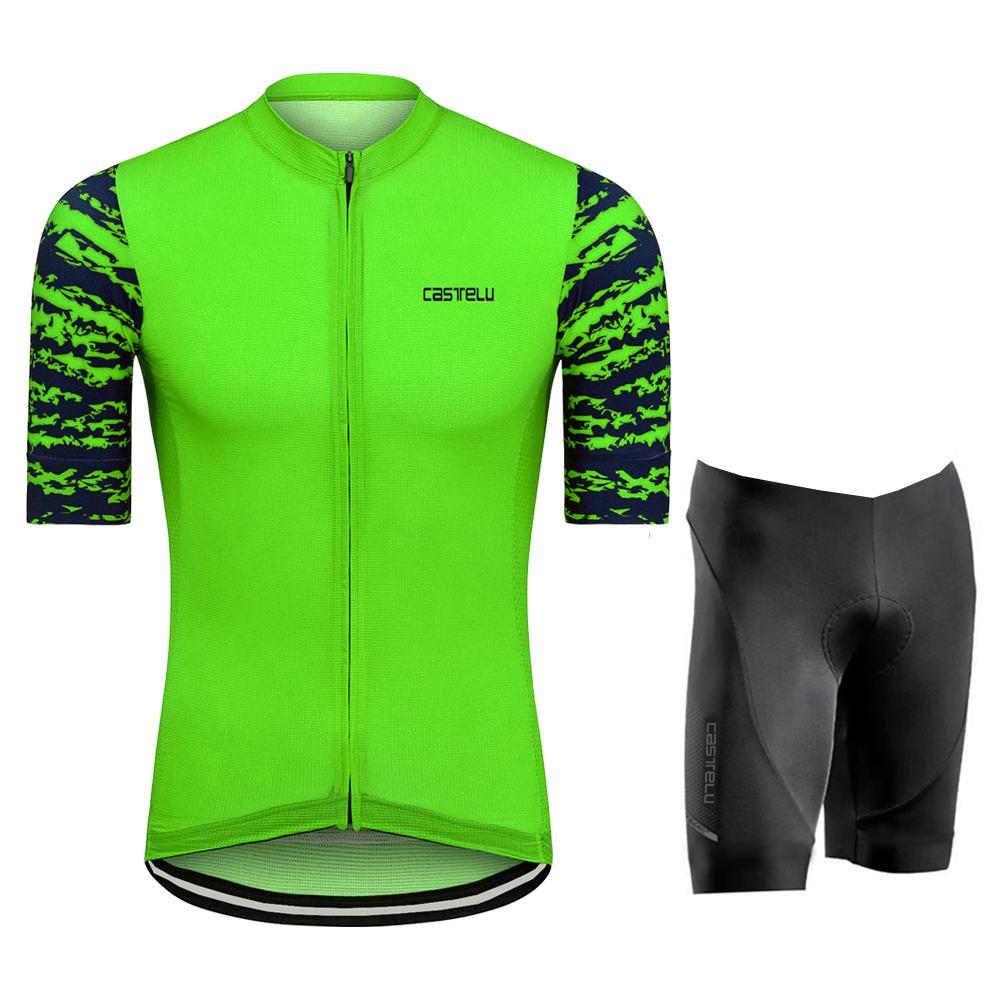 2026 Outdoor Cycling Suit Men's Cycling Clothing Summer Bicycles Jersey Sets Mountain Bike Bib Shorts Motocross Triathlon Maillot Shirts Ciclismo