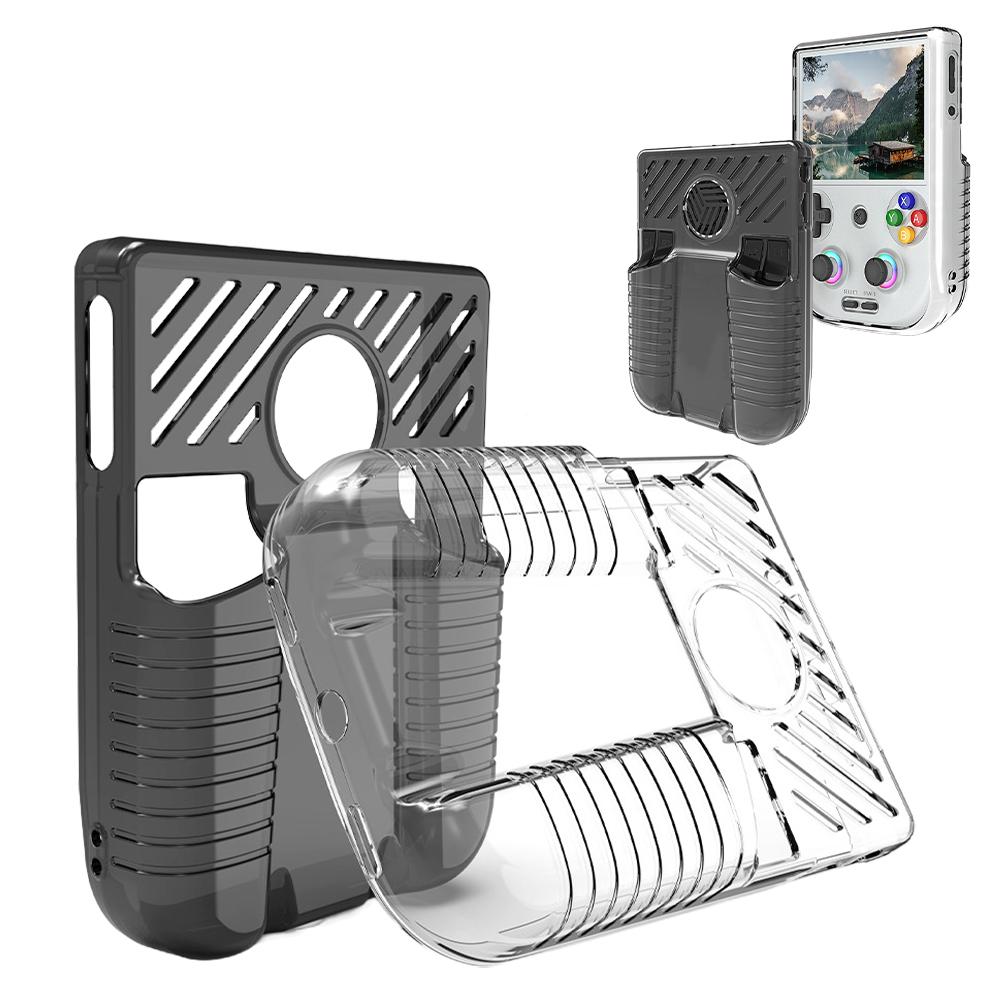 For Anpanik RG406V TPU Transparent Protective Case Anti-Scratch Anti-fall Soft Case Game Console Protective Case