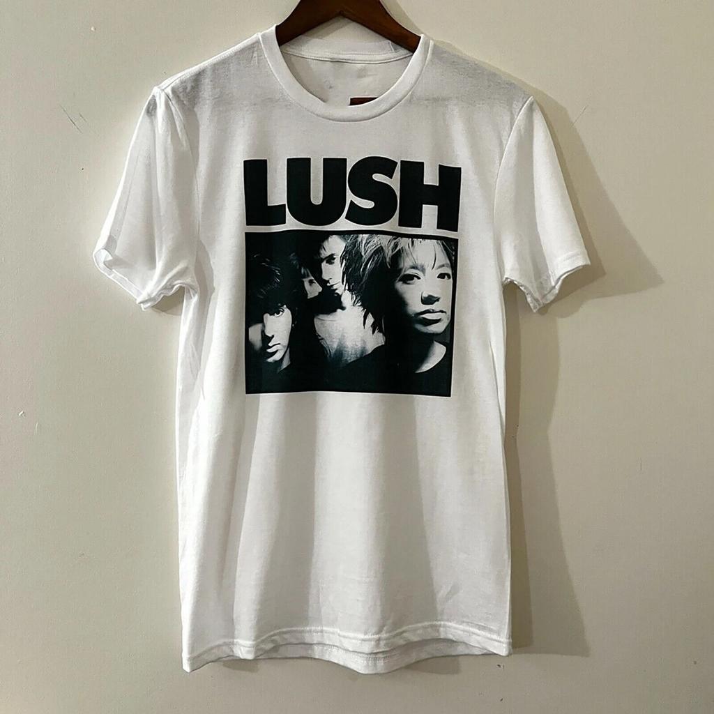 Men's and Women's T-shirts Rare LUSH 90s Short Sleeve Cotton White All Size S to 5Xl Shirt