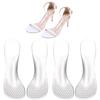 2 Pairs Women's Gels Cushion Insoles For High Heels With Arch Support And Antislip Design 3/4 Length Invisible Inserts