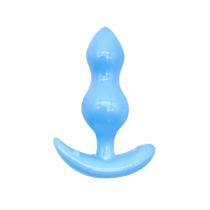 Moe Moe Jelly Anal Plug and Beads: Universal Self-Pleasure Device and Massage Adult Toy