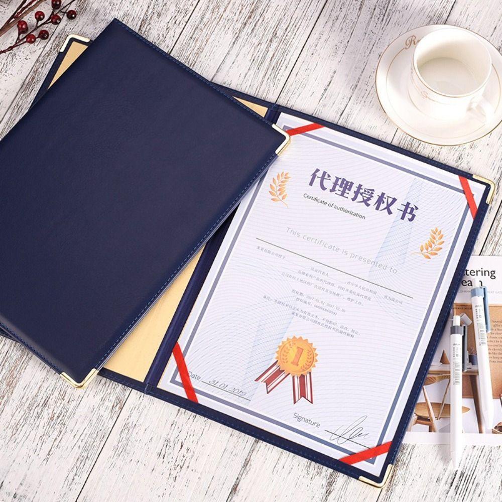Thicken Paper Cover A4 Certificate Holder New Case Cover