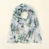 Winter Breathable Retro Floral Cotton Viscose Shawls Scarf Lady High Quality Wrap Pashmina Stole Bufandas Muslim Hijab 180*85Cm