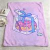 character mmongmongg Throw Warm Soft Flannel Blanket Multiuse for Sofa Bed Camping Travel Nap