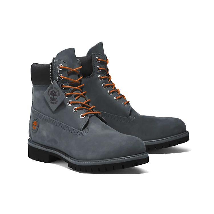 Timberland Премиальные 6-дюймовые ботинки 'Серый Оранжевый' A2DZG033