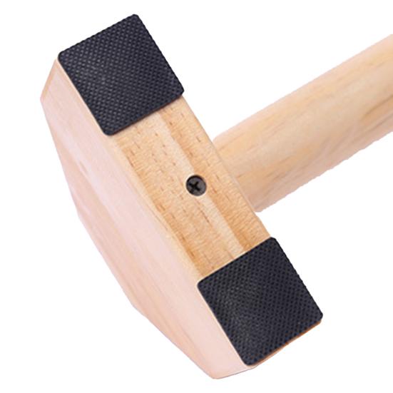 1 пара устойчивых брусьев для отжиманий, противотрещинный брус из сосны, шестигранный дизайн, параллеты