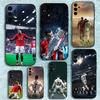 Чехол для телефона CR7 Футбольная звезда R-Ronaldo-ES для Samsung S25, S24, S21, S22, S23, S30, Ultra, S20, Plus, Fe, Lite, Note, 10, 9, 5G Черный