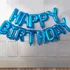 Happy Birthday Balloons Reusable Festive Fine Workmanship Birthday Party  Decorations Banner Balloons for Gathering