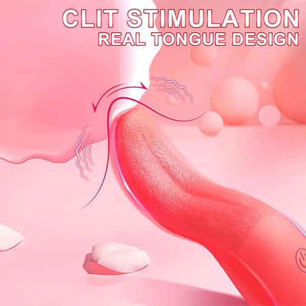 10 Modes Realistic Tongue Licking Powerful Stimulator Vibrator G Spot Clitoral Stimulation Nipples Masturbator Adult Sex Toys For Women Couples
