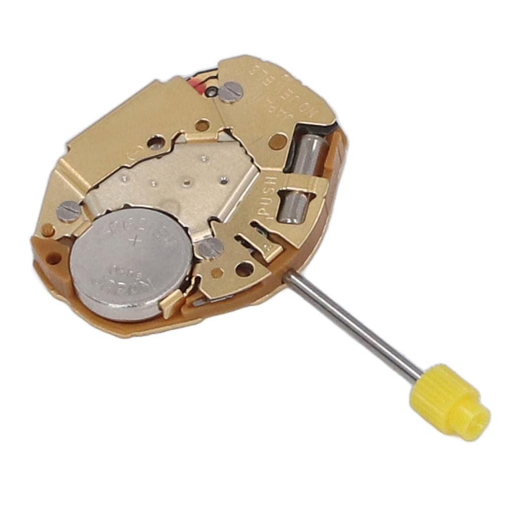 GL30 Gold Movement Quartz Parts with Battery and Stem Watch Movement Accessory for Repairing Replace