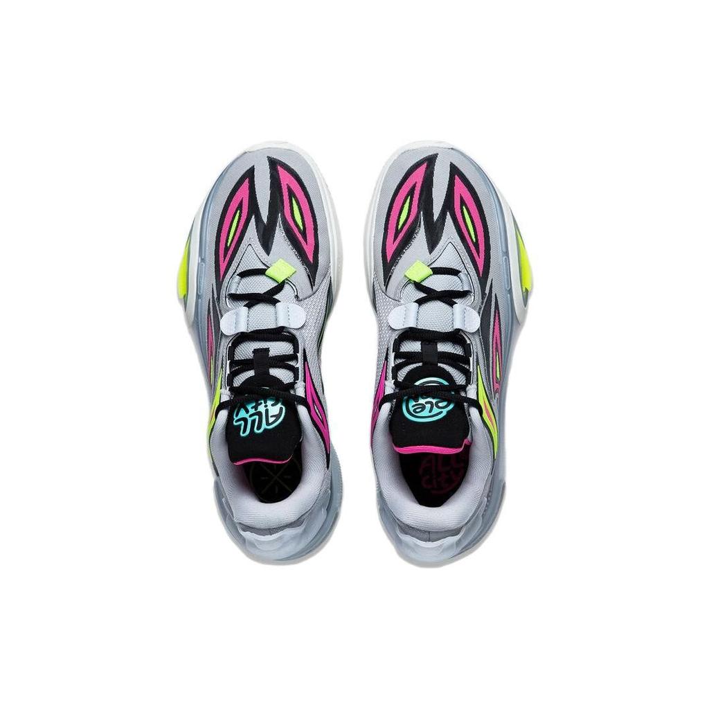 Li-Ning Мужские кроссовки Wade All City 11 V2 Ashes Серый Розовый Черный ABAT053-9
