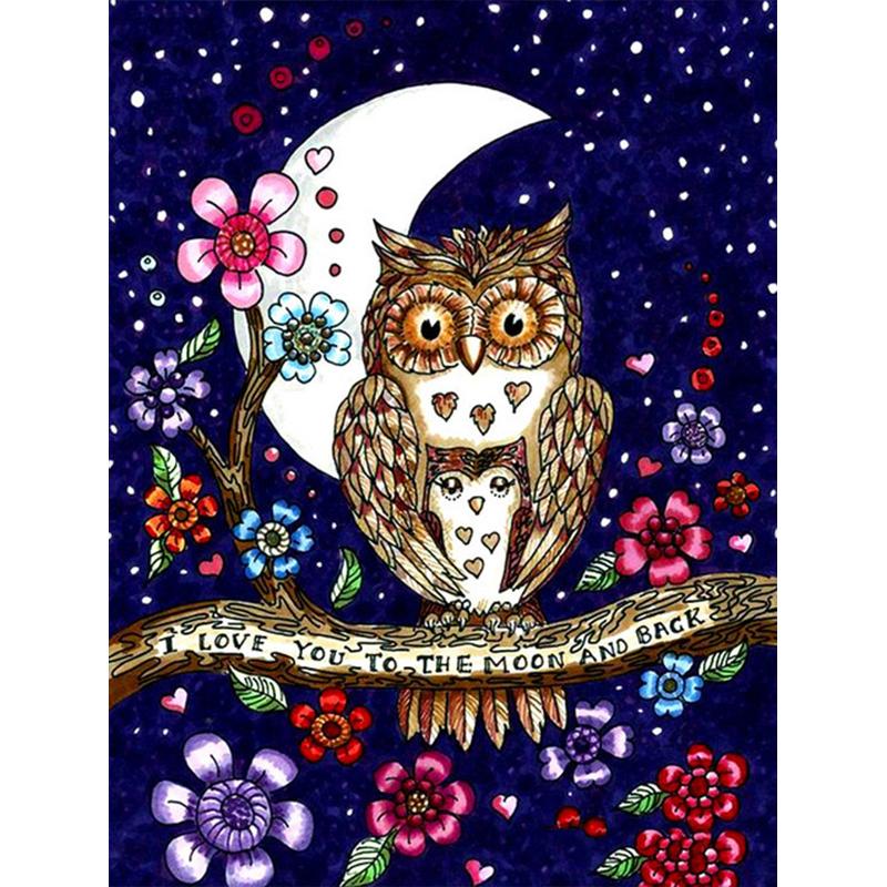 5d Алмазная вышивка Сова Мозаика Набор для вышивки крестом Круглая квадратная алмазная живопись Животное Новое поступление Стразы из бисера Ручная работа Хобби