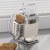 Anti-slip Countertop Knives Holder Stable Cutlery Organizer Kitchen Storage Rack  Kitchenware