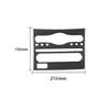 Carbon Fiber Center CD Panel Cover Trim Type A For Infiniti FX35 FX50 FX37 QX70