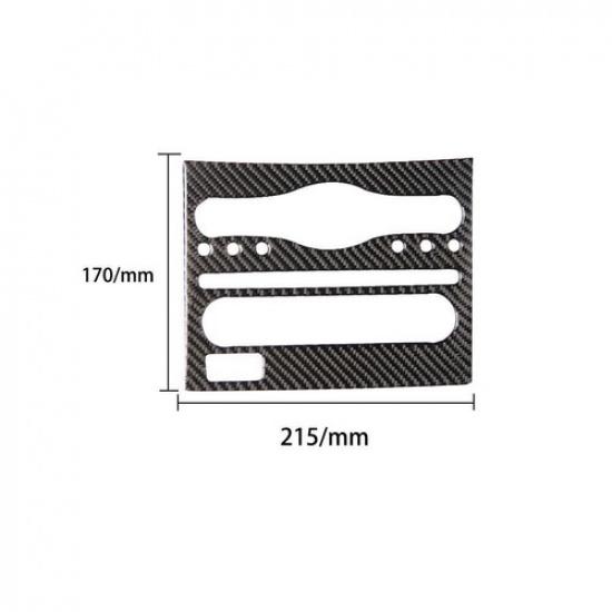 Carbon Fiber Center CD Panel Cover Trim Type A For Infiniti FX35 FX50 FX37 QX70