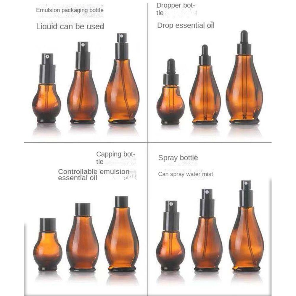 Флаконы Атомайзер Бутылка-капельница для эфирных масел Пустая бутылка-спрей Флакон для духов Бутылка с жидкой пипеткой