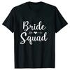 Women Team Bride Tshirt Arrow Love Heart Tops Bridal Wedding EngageUnisext Tshirt Friends Bachelorette Hen Party Tees EVJF T Shirt