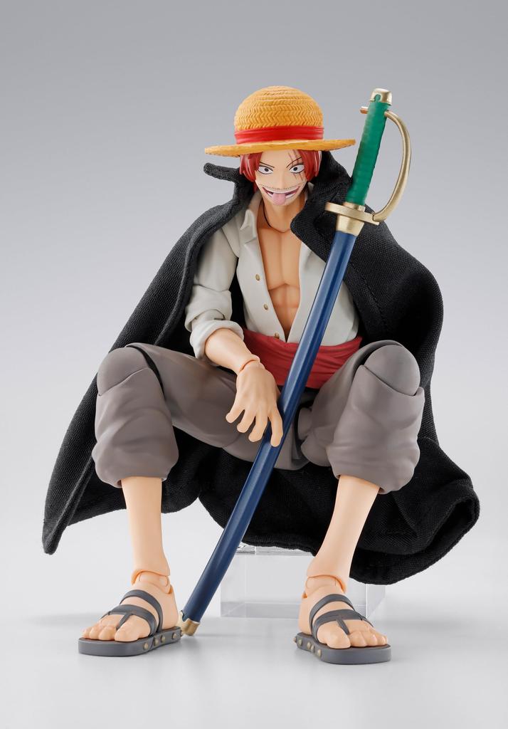 TAMASHII NATIONS ONE PIECE Shanks Monkey Luffy Childhood Action Figure - - & D. - - S.H.Figuarts