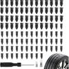 100PCS Car Tire Plug Kit,Practical Tire Screw Plug Repair Kit With Screwdriver/Tires Repair Rubber Nail For Quick Repairs,Essential Car Accessories