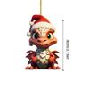2D Acrylic Dragon Pendant Flying Dragon Xmas Dragon Keychain  Car Pendants