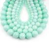Blue Amazonite Loose Round 15 Inch Beads For Jewelry Making 4/6/8/10/12mm Beads