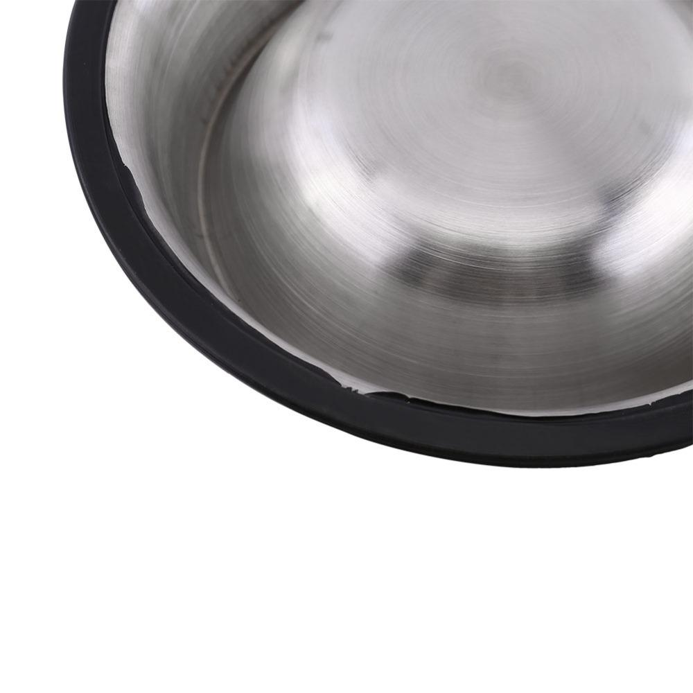 Anti-tip Dog Feeder Rustproof Pet Drinking Bowl Smooth Surface Pet Dinner Bowl  Pet Dining Use