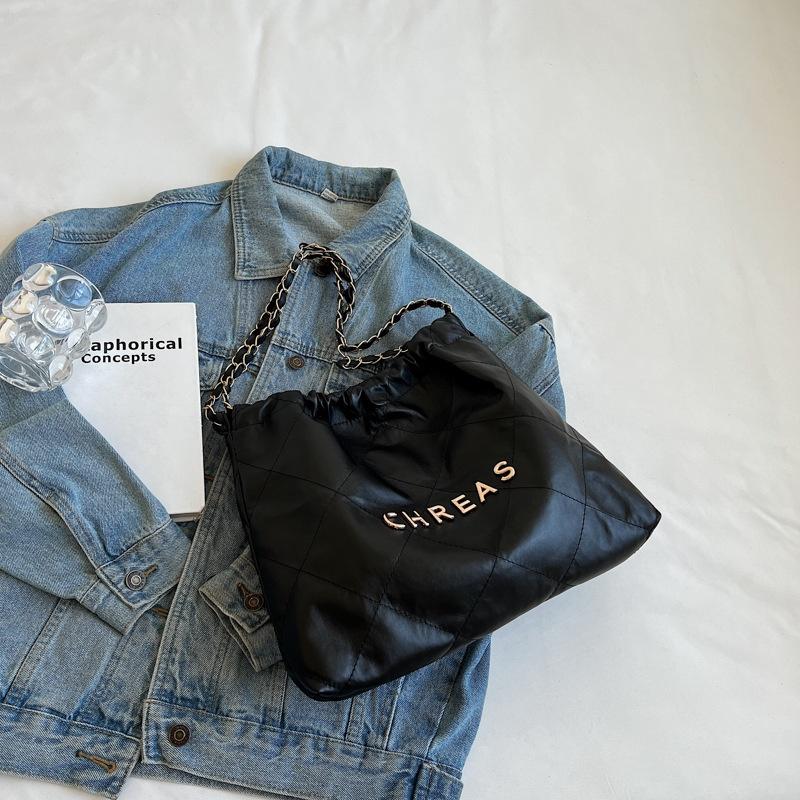 IELGY Женская сумка с цепочкой из бриллиантов, повседневная корейская версия модной сумки через плечо подмышкой